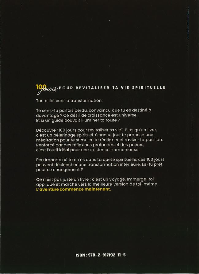 100 jours pour revitaliser ta vie spirituelle