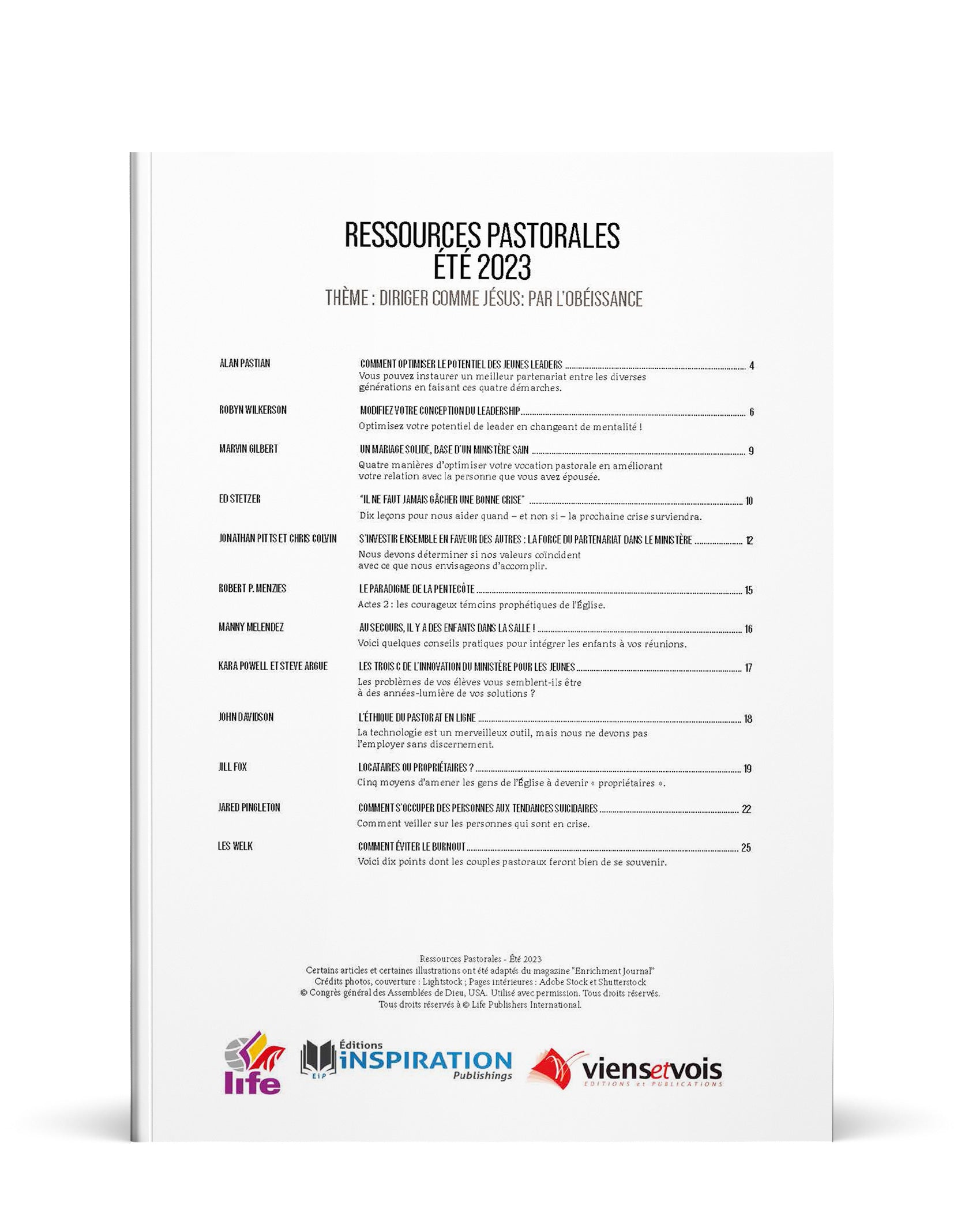 Diriger comme Jésus: Par l'obéissance | Ressources pastorales numéro 29