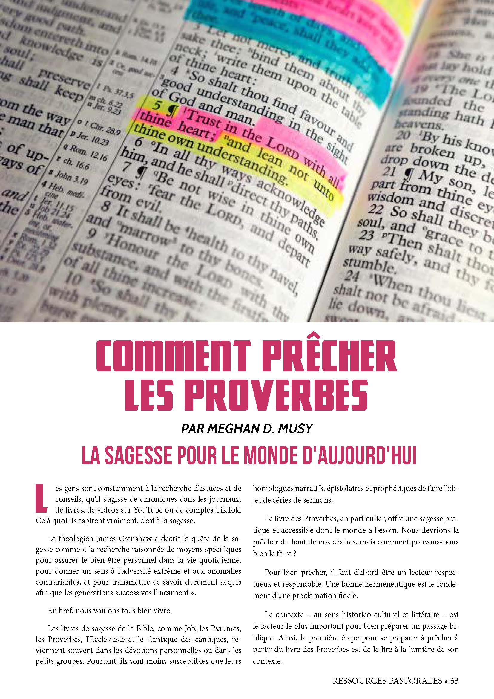L'Église revitalisée: Accueillir notre particularité pentecôtiste | Ressources pastorales numéro 34