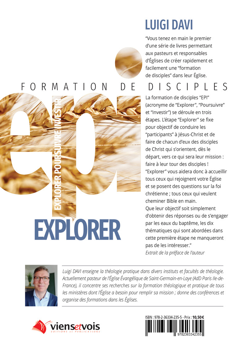 Formation de disciples : EPI - Explorer