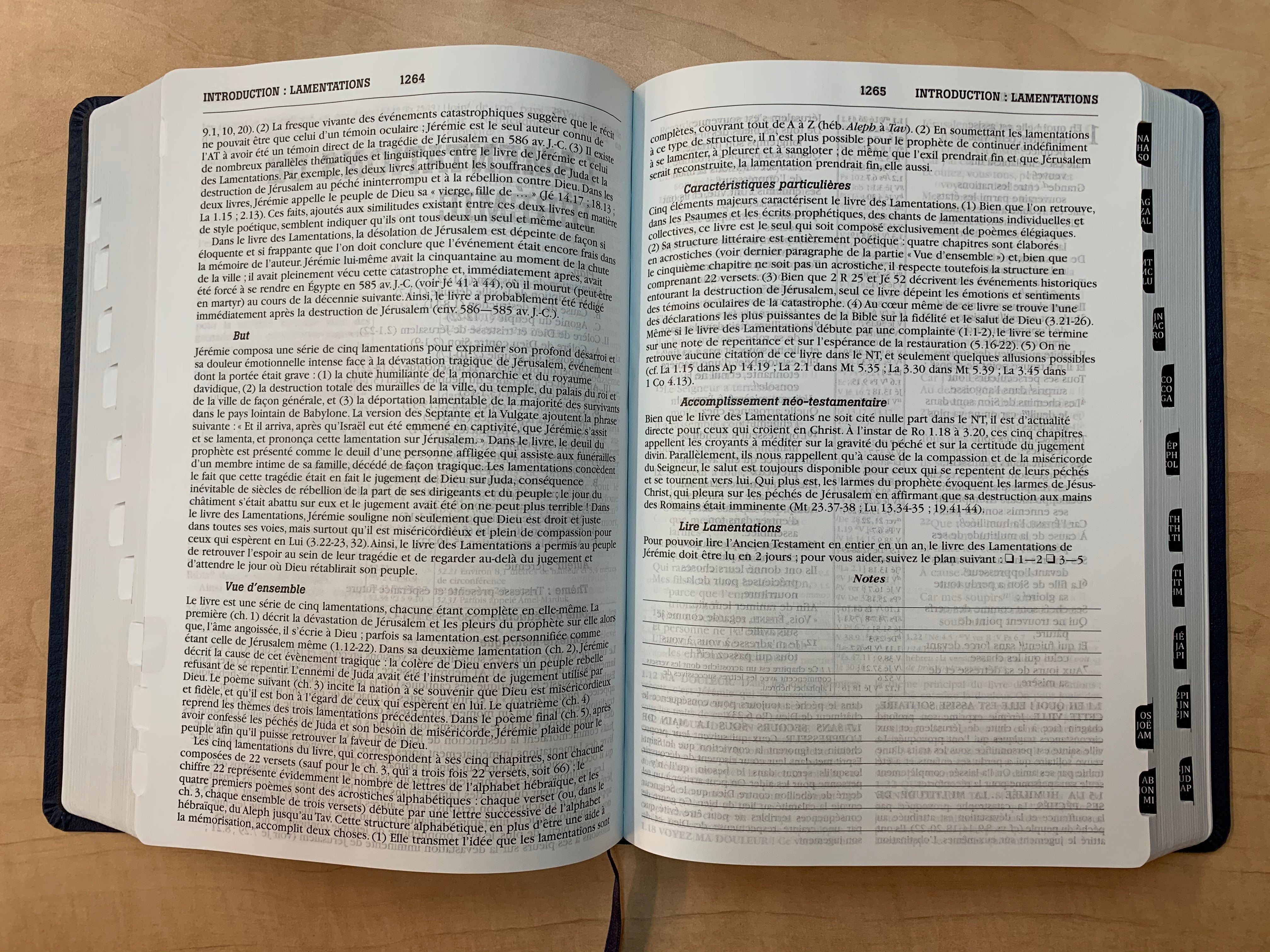 Bible Esprit et Vie Edition Nuit PU Bleu - Boutique iNSPIRATION