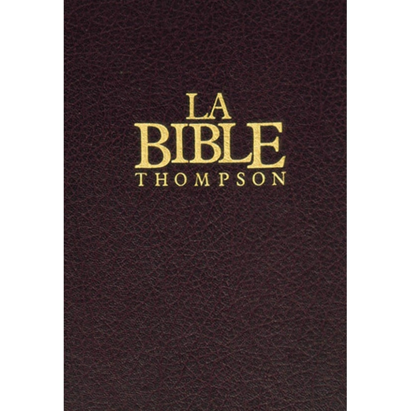 La Bible THOMPSON - la Colombe (rigide, grenat, onglets)