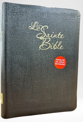 Bible Louis Segond 1910 gros caractères Paroles de Jésus en rouge