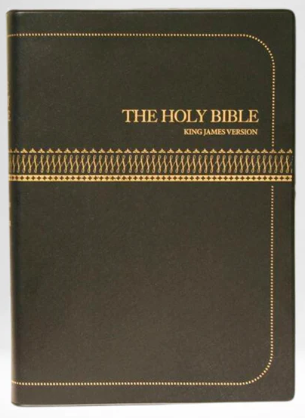 Bible en anglais – Version King James, gros caractères, paroles de Jésus en rouge