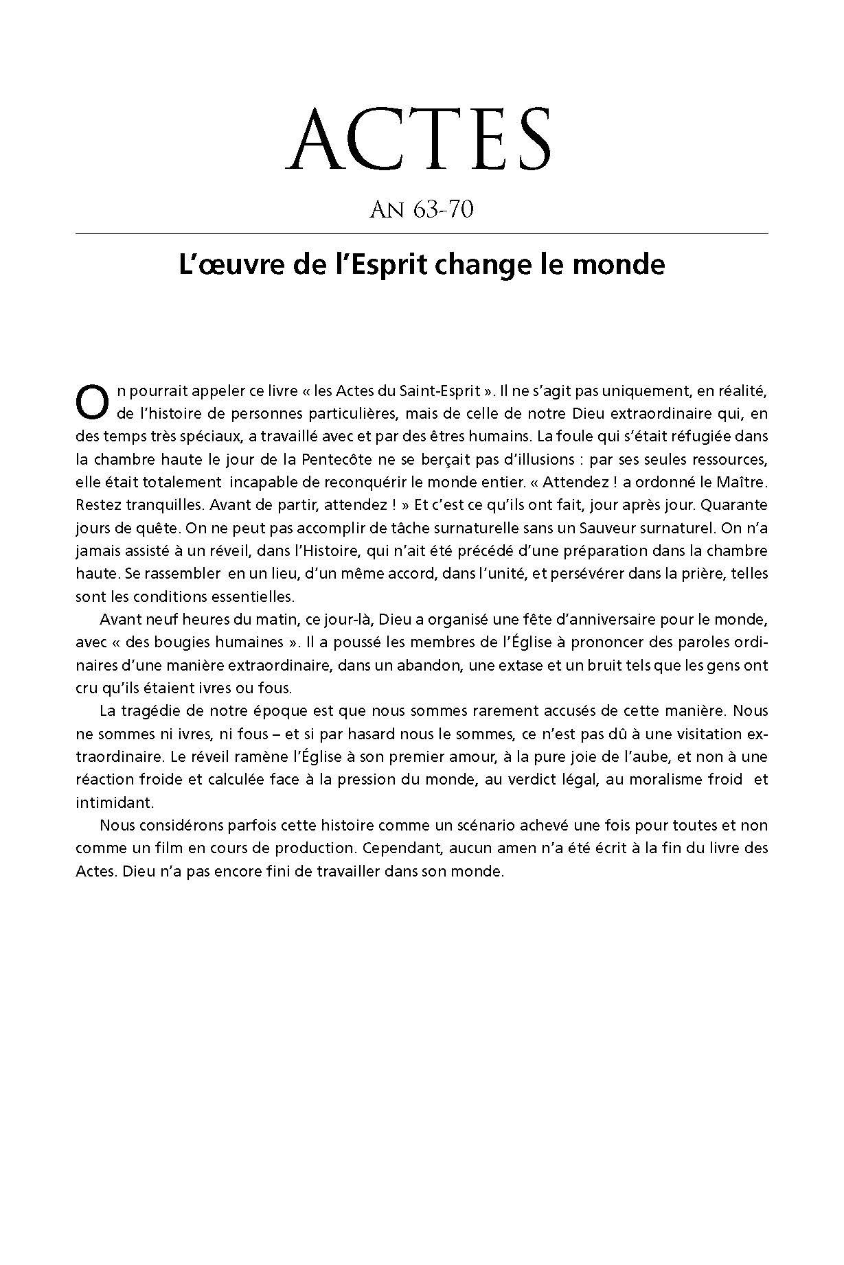 Extrait la bible du réveil - Editions Inspiration 