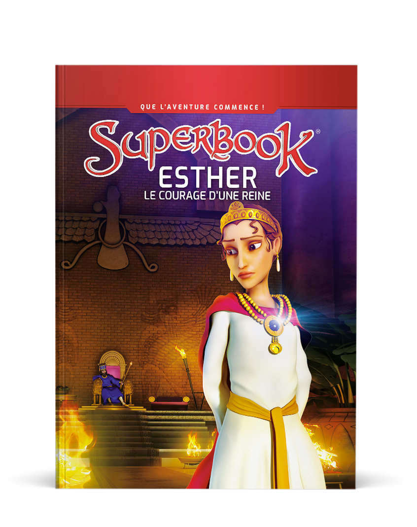 Couverture de la BD jeunesse Esther Le courge d'une reine qui sauva son peuple des éditions inspiration