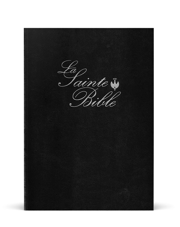 Bible Louis Segond 1910 à gros caractères (souple, noire) - Boutique iNSPIRATION