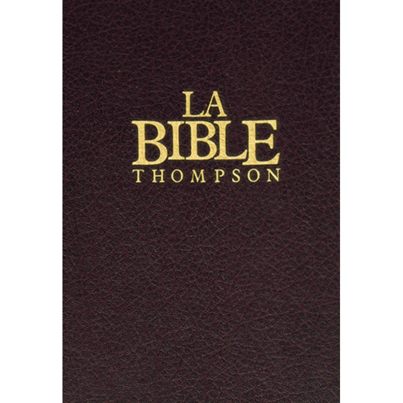 La Bible THOMPSON - la Colombe (rigide, grenat)